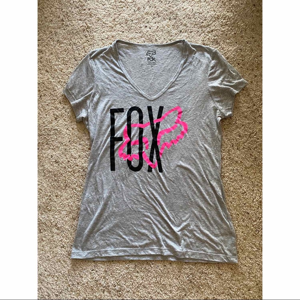 Fox women grey T-Shirt size XL new without tag
